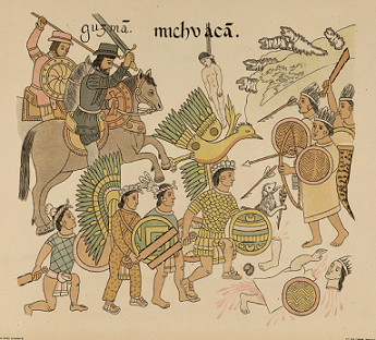 Conquista Michoacan por Nuño de Guzmán